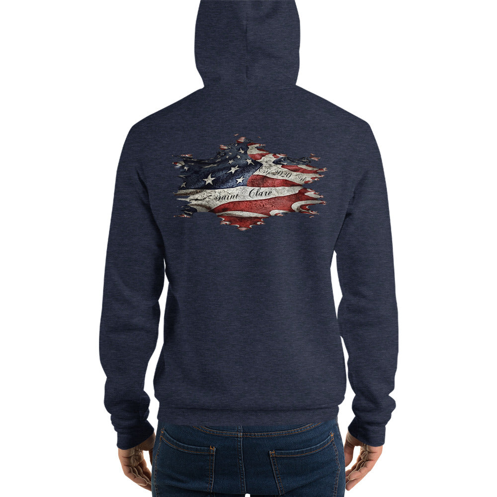 Distorted Flag Hoodie