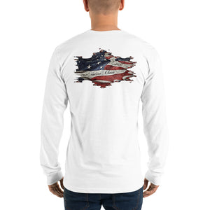 Distorted Flag long sleeve t-shirt