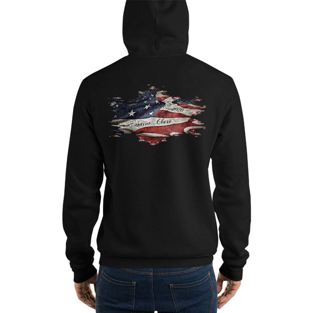 Distorted Flag Hoodie