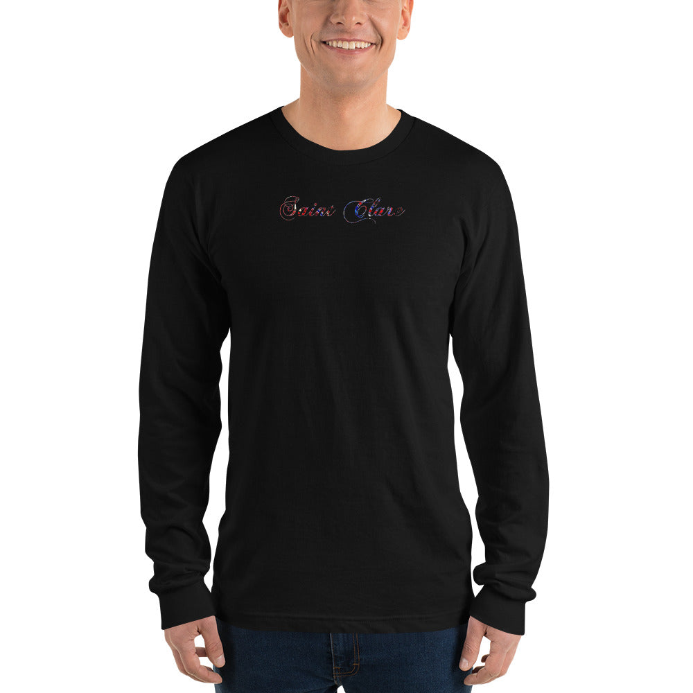 Distorted Flag long sleeve t-shirt