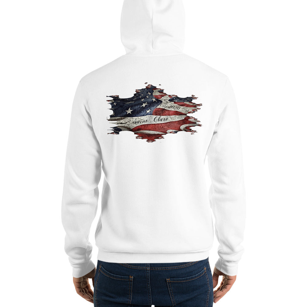 Distorted Flag Hoodie