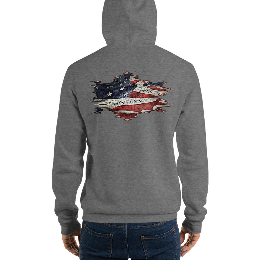 Distorted Flag Hoodie