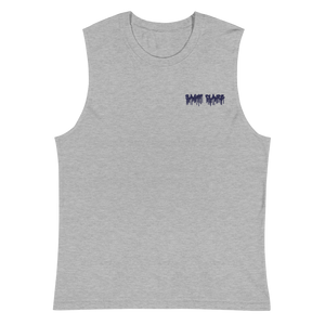 Graffiti Embroidered Muscle Shirt