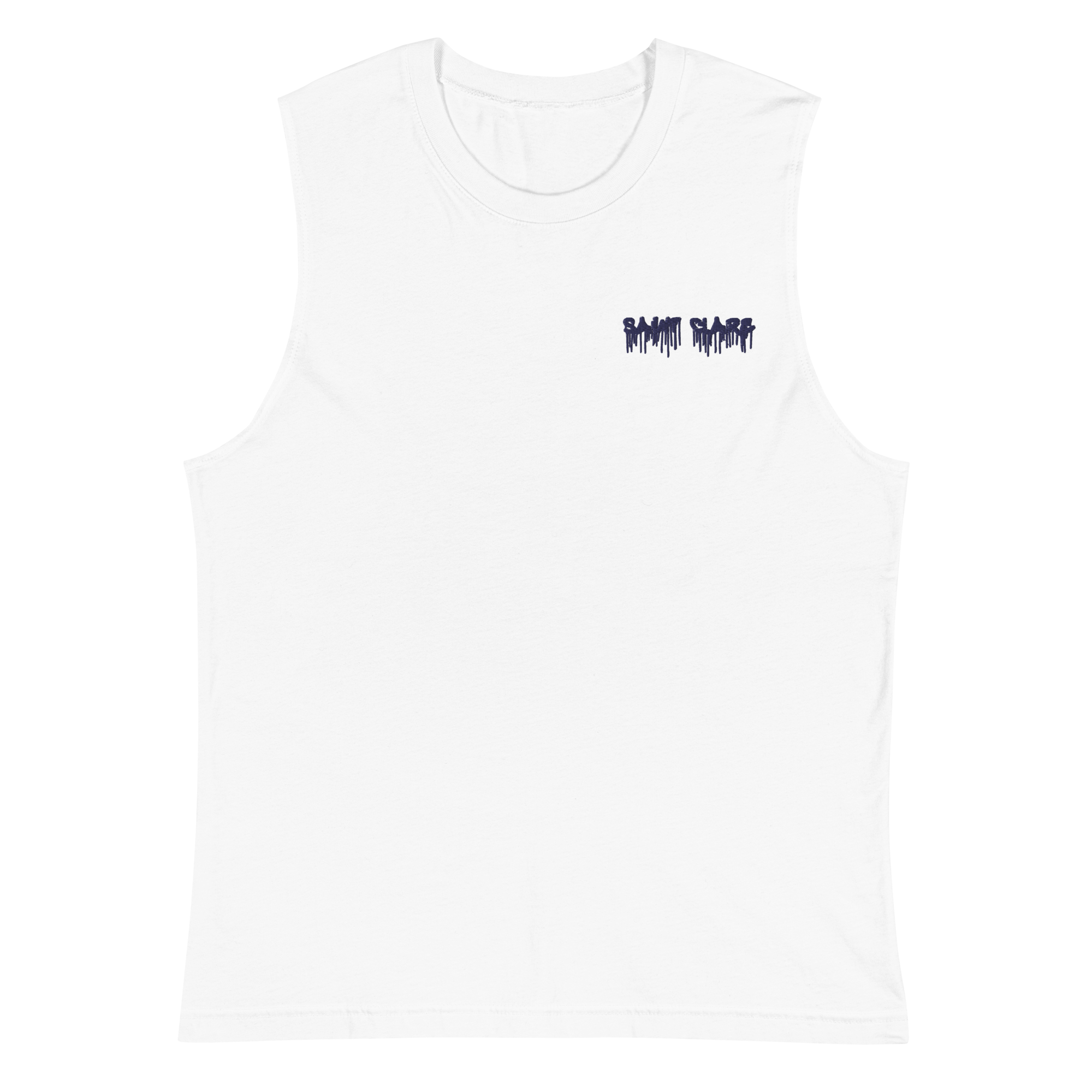 Graffiti Embroidered Muscle Shirt