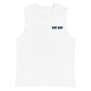 Graffiti Embroidered Muscle Shirt
